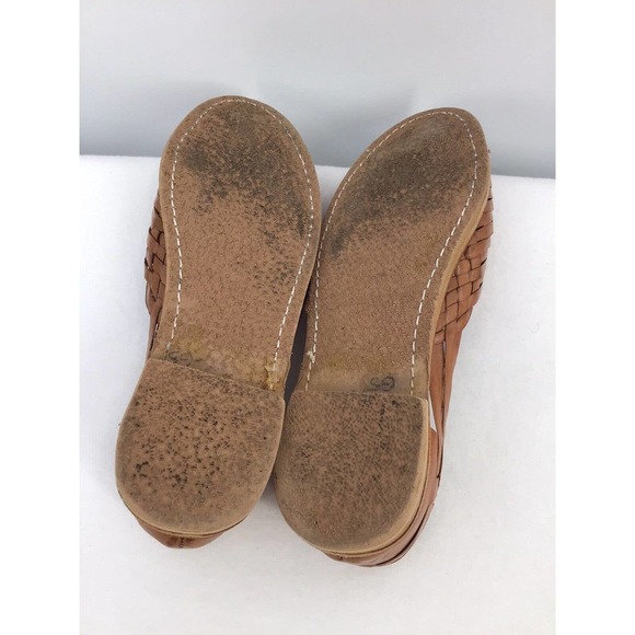 Hecho En Mexico woman shoes size 7 brown leather - Picture 12 of 15